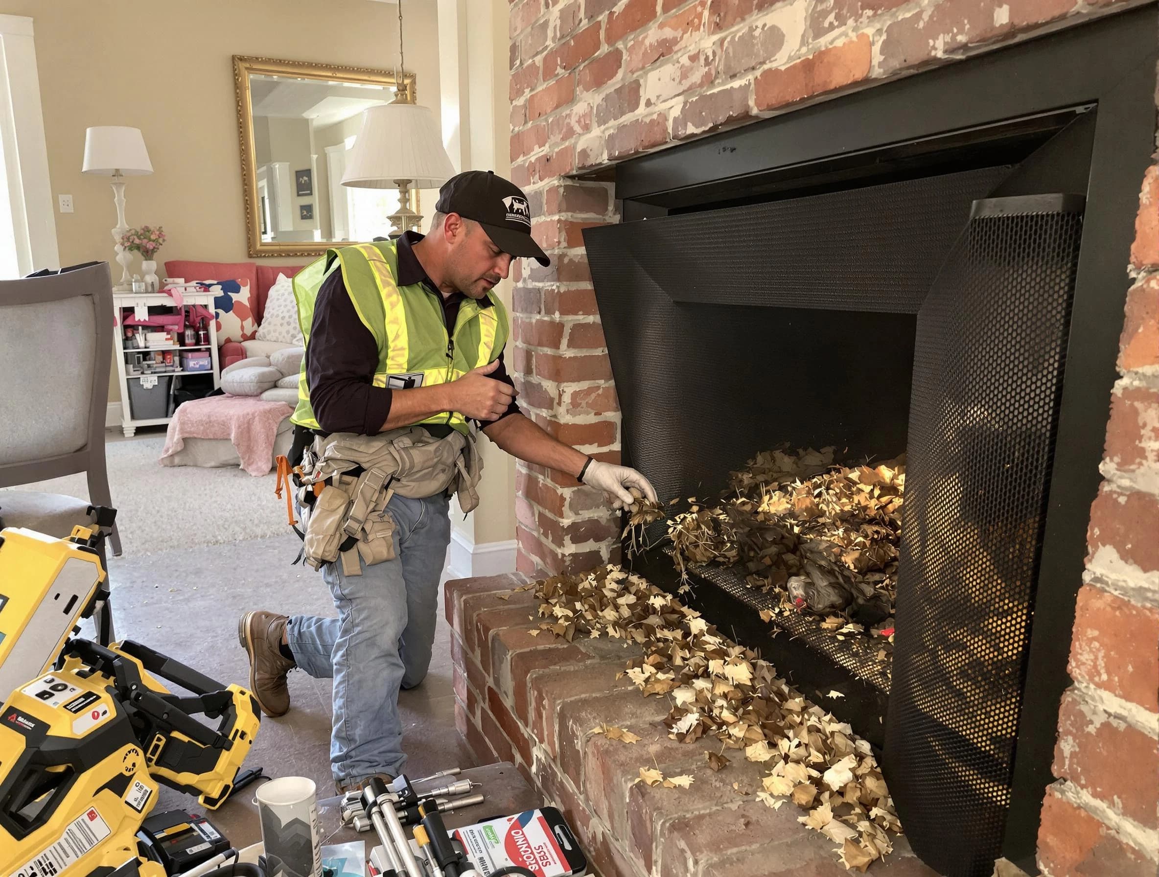 Safe screening installation by Hartsville Chimney Sweep in Hartsville, TN