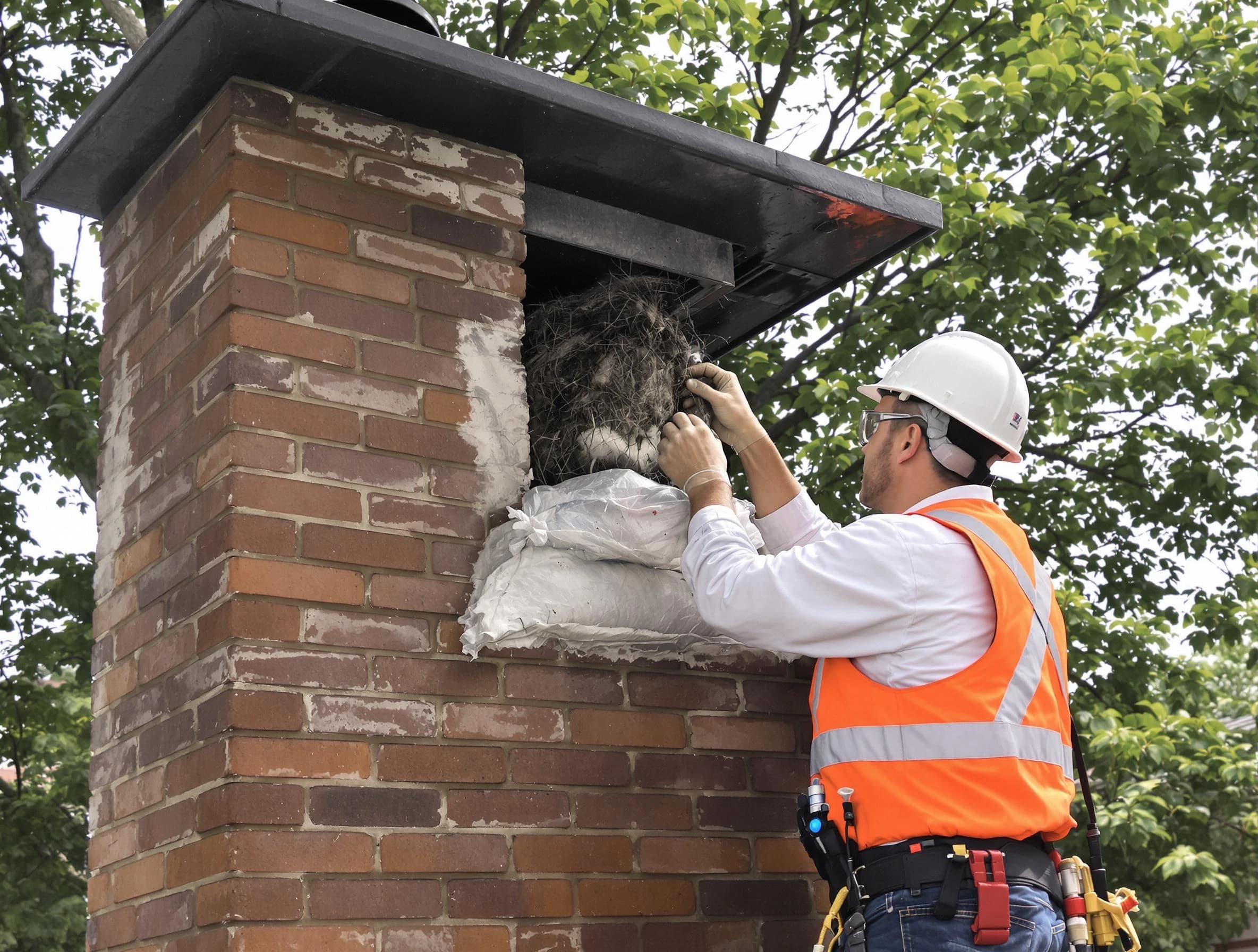 Humane removal of debris and animals by Hartsville Chimney Sweep in Hartsville, TN