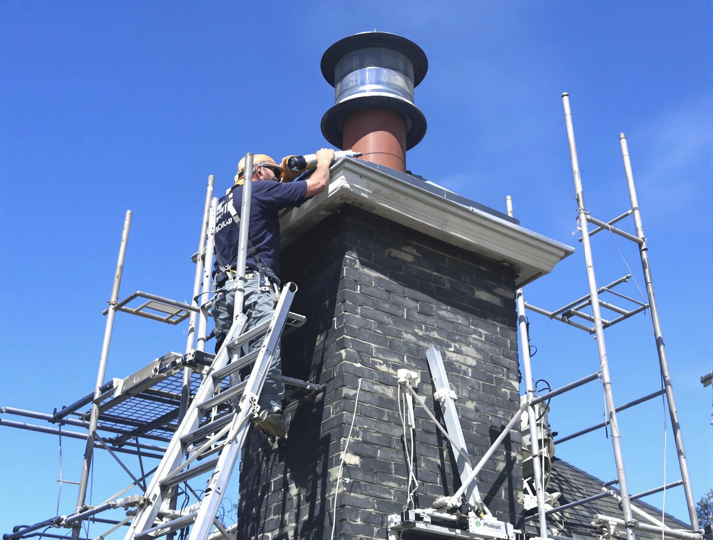 Sturdy chimney crown finished by Hartsville Chimney Sweep in Hartsville, TN