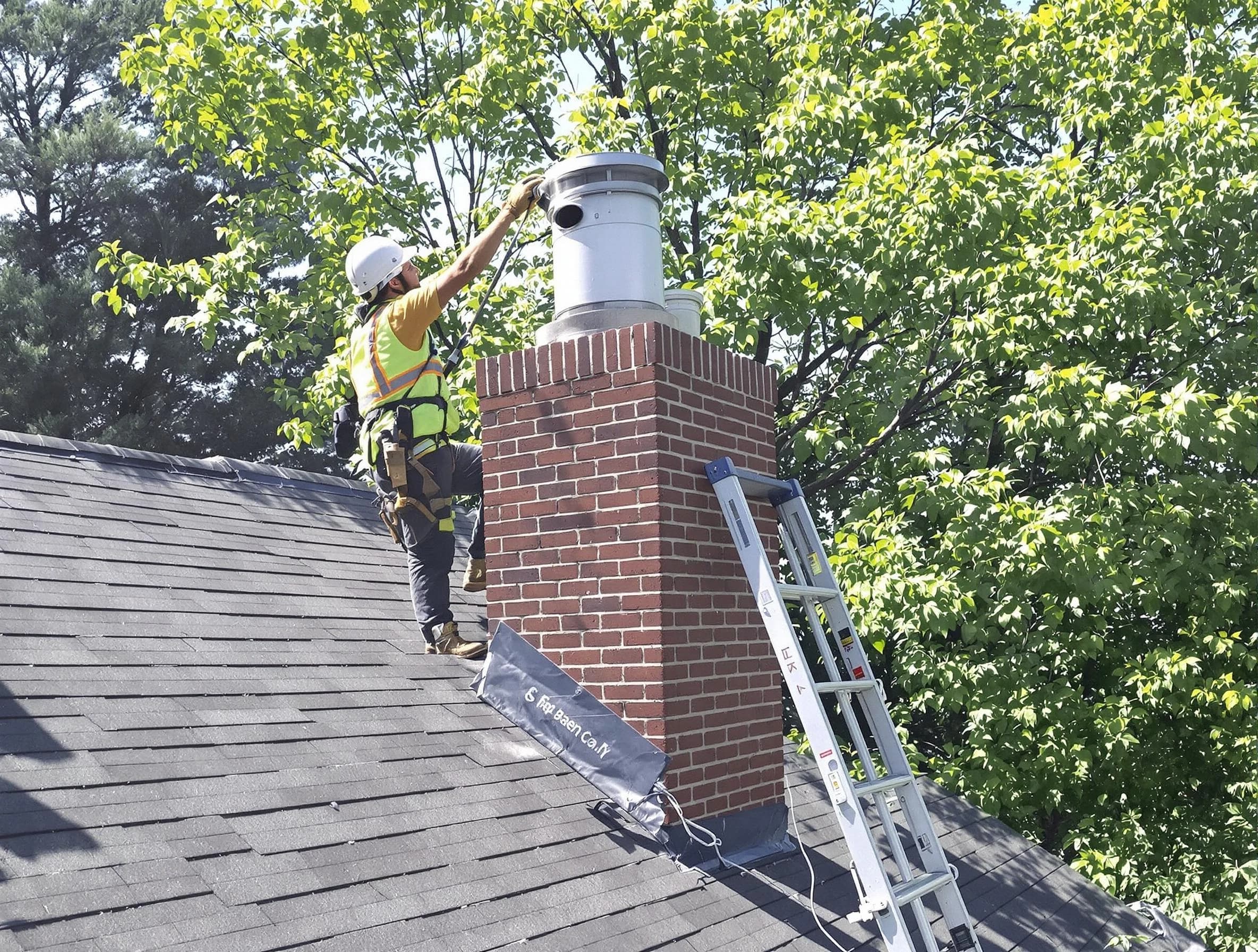 Chimney liner inspection by Hartsville Chimney Sweep in Hartsville, TN