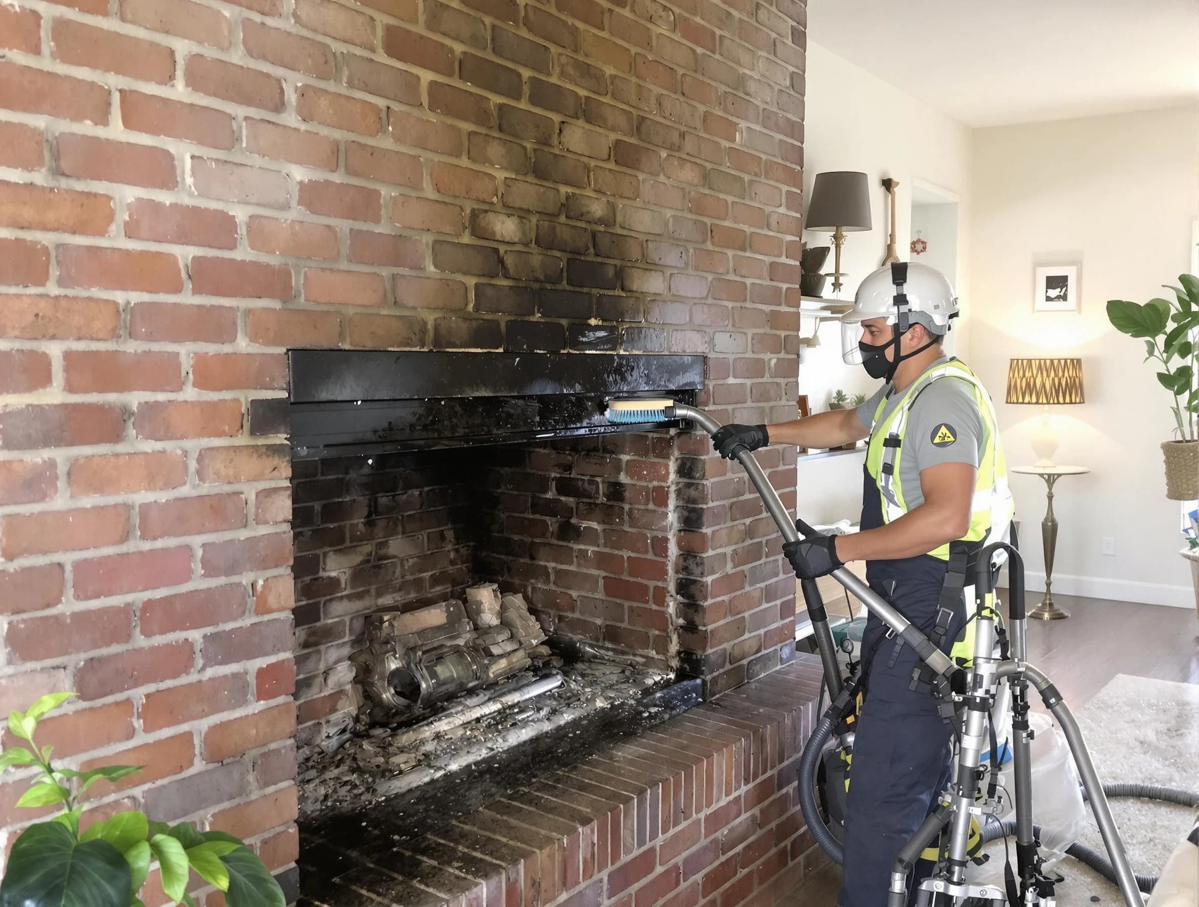 Hartsville Chimney Sweep providing fireplace cleaning services in Hartsville, TN