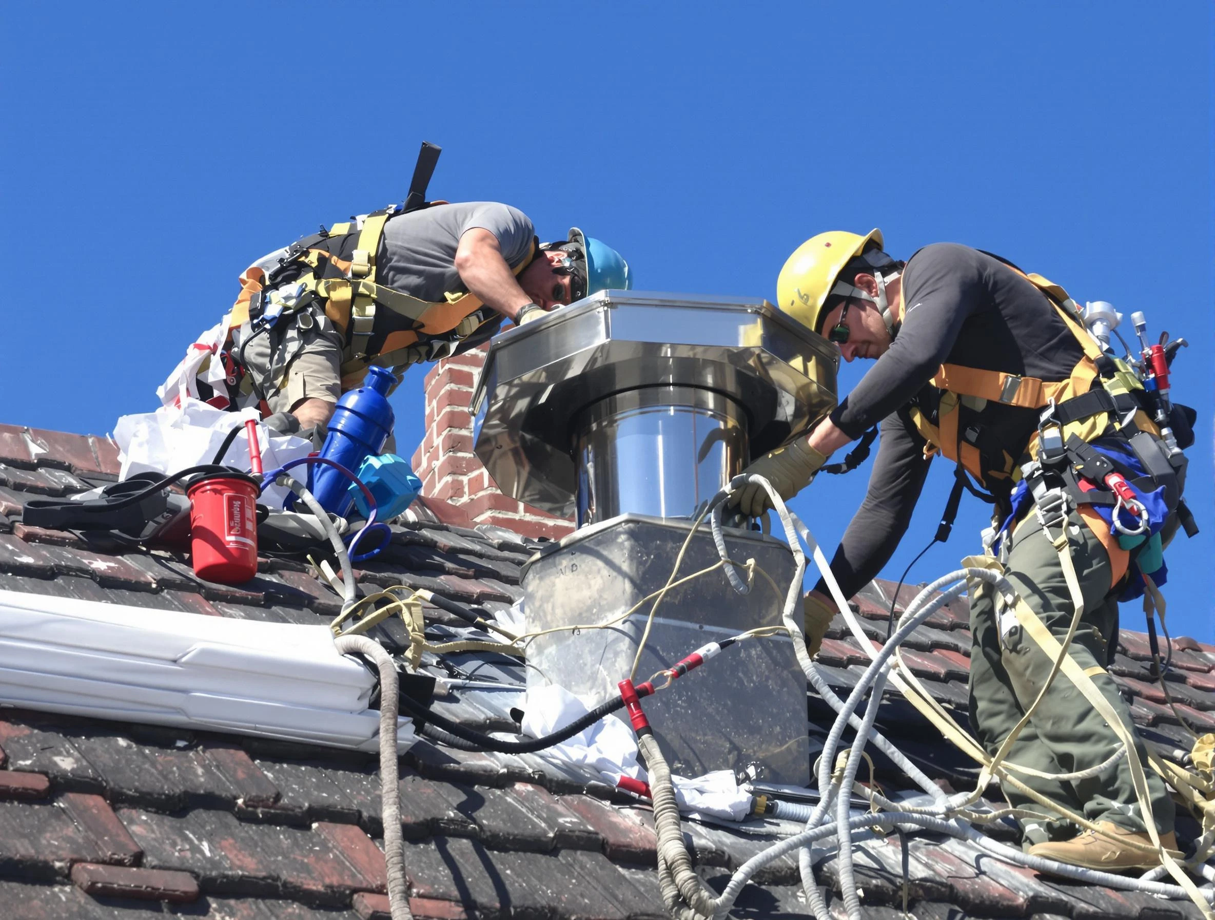 Protective chimney cap installed by Hartsville Chimney Sweep in Hartsville, TN